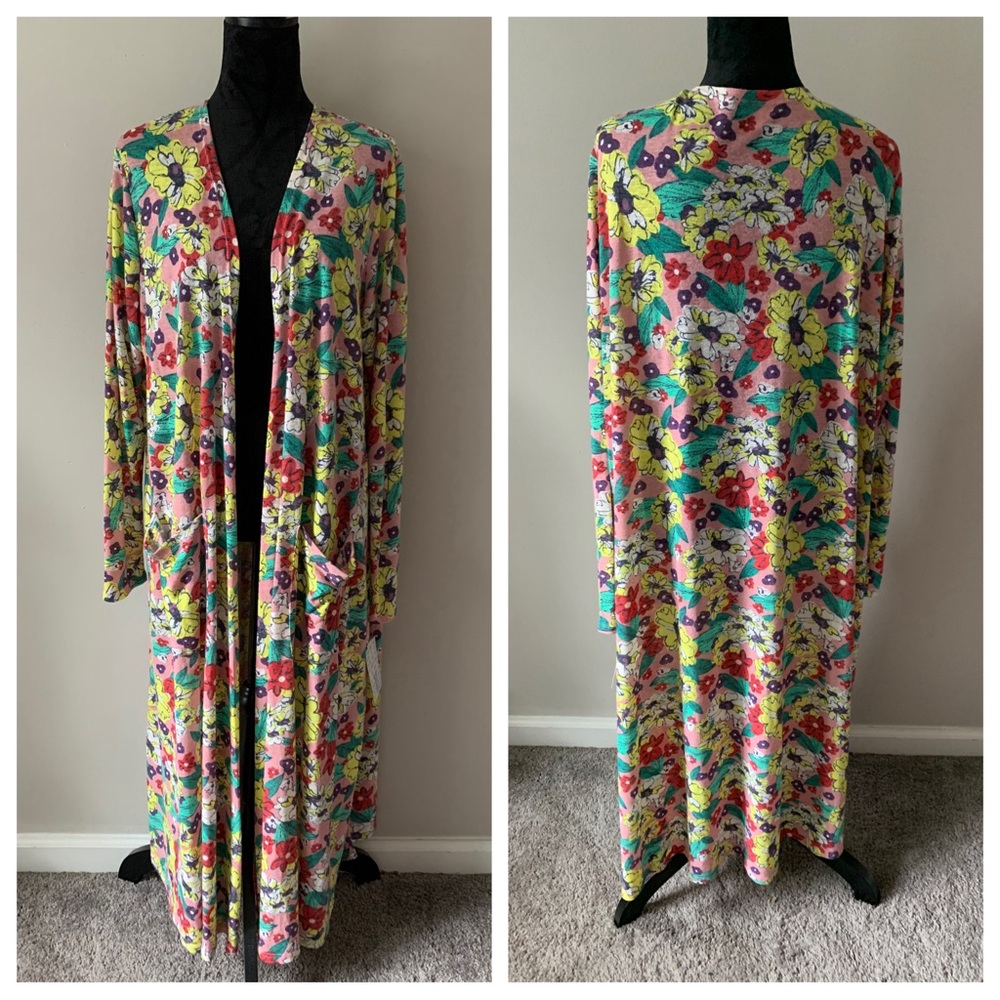 LuLaRoe Floral Cardigan - Multicolor